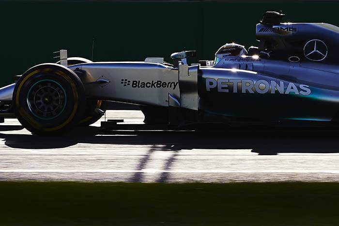 Hamilton on top in Melbourne practice two